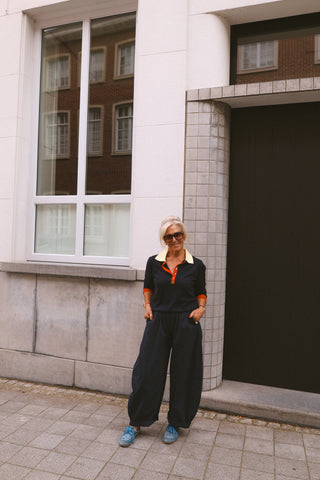 PREORDER - EMMA TROUSERS NAVY