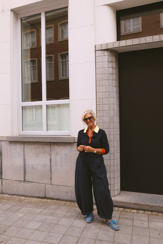 PREORDER - EMMA TROUSERS NAVY