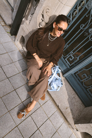 ODIEL KNIT BROWN