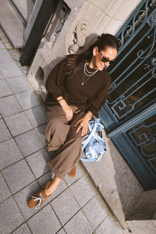 ODIEL KNIT BROWN