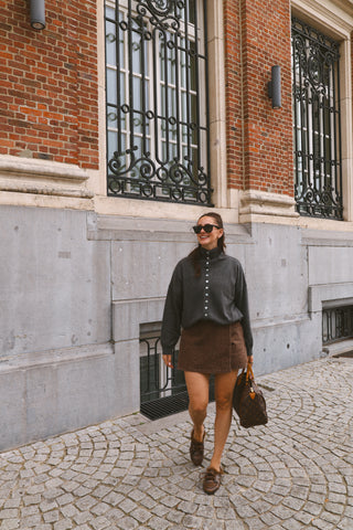 IZZY LEOPARD SKORT