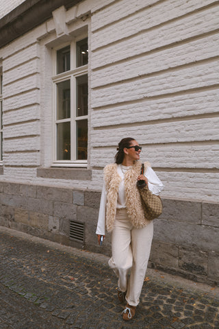 SKYE CORDUROY TROUSERS BEIGE