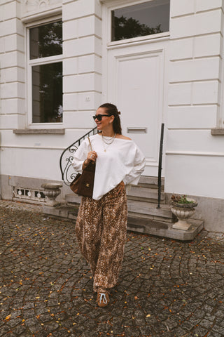 MIMI OFF SHOULDER T-SHIRT WHITE