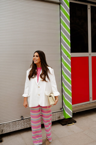 BECKY BLAZER WHITE