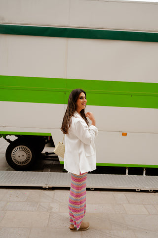 BECKY BLAZER WHITE