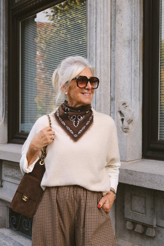 ELLE SHORTSLEEVE KNIT BEIGE