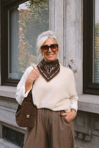ELLE SHORTSLEEVE KNIT BEIGE