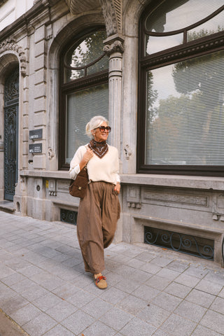 ELLE SHORTSLEEVE KNIT BEIGE