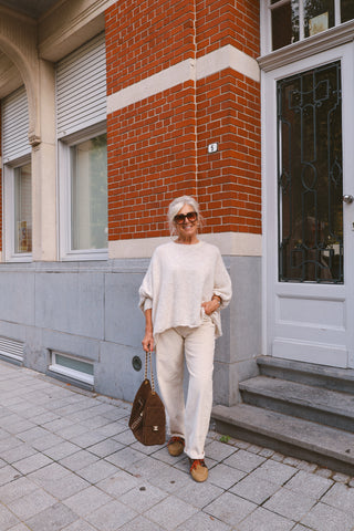 SKYE CORDUROY TROUSERS BEIGE