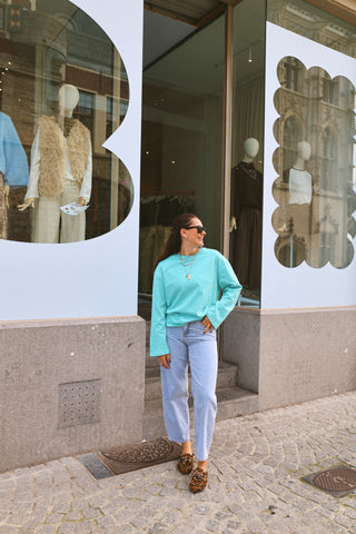 JOSIE LONGSLEEVE TURQUOISE