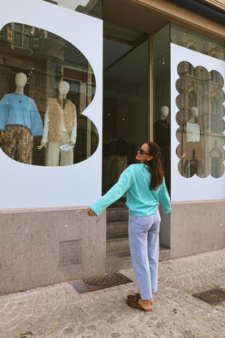JOSIE LONGSLEEVE TURQUOISE