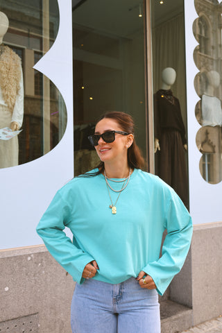 JOSIE LONGSLEEVE TURQUOISE