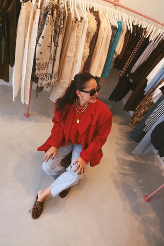 NELL KNIT RED