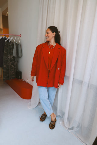 ELLIE BLAZER RED