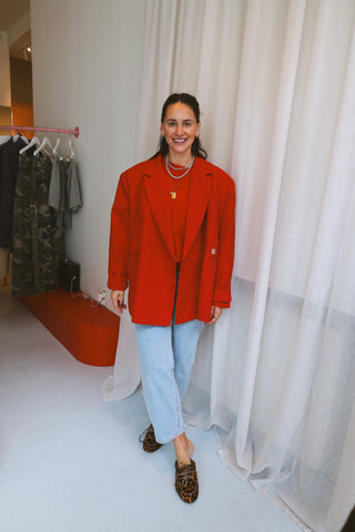 ELLIE BLAZER RED