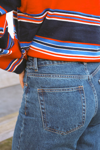 BONY JEANS DARK DENIM
