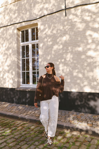ALIX TWO PIECE KNIT BROWN