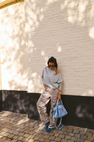 SUZIE ZEBRA BALLOON JEANS