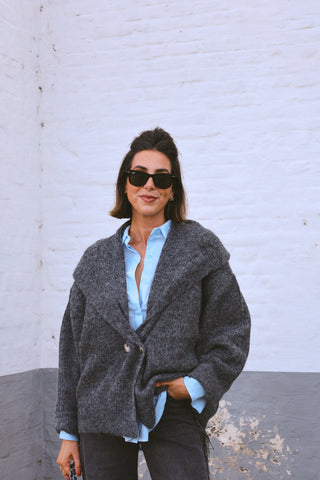 JADE CARDIGAN DARK GREY