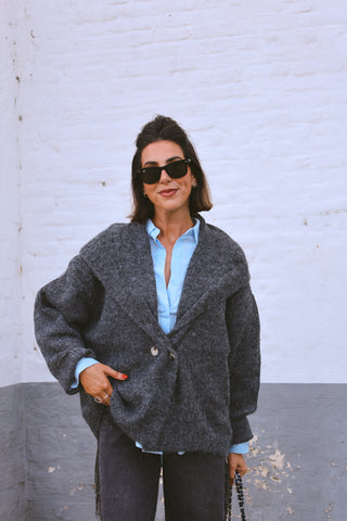 JADE CARDIGAN DARK GREY