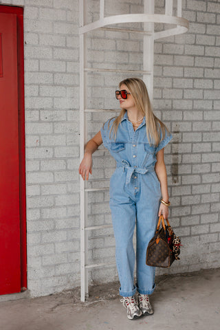 JUNO JEANS JUMPSUIT