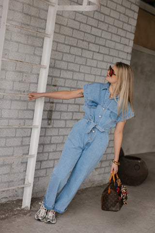 JUNO JEANS JUMPSUIT