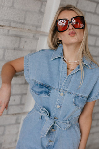 JUNO JEANS JUMPSUIT