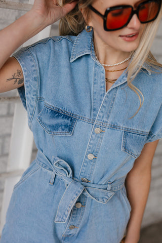 JUNO JEANS JUMPSUIT