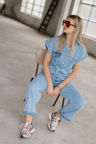 JUNO JEANS JUMPSUIT