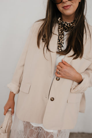 BECKY BLAZER BEIGE