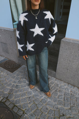 ROMY STAR KNIT NAVY