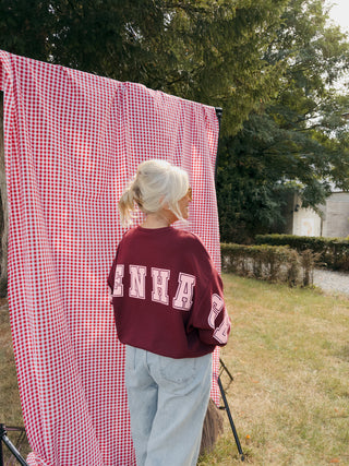 MILES SWEATER 'COPENHAGEN' BURGUNDY