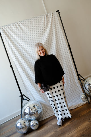 WREN TURTLENECK KNIT BLACK