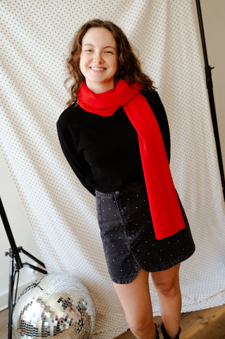 AMELIA CASHMERE KNIT BLACK