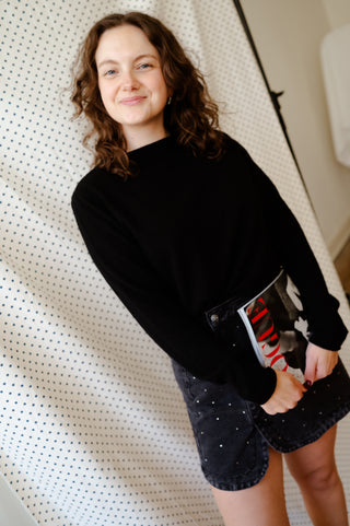 AMELIA CASHMERE KNIT BLACK