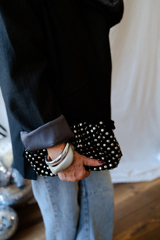 LUCY BAG BLACK STUDS