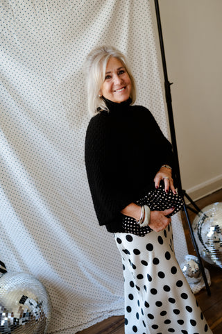 WREN TURTLENECK KNIT BLACK