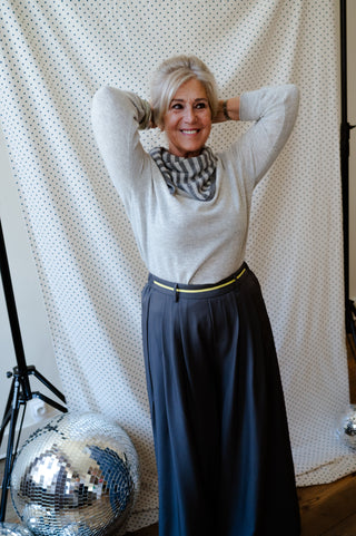 AMELIA CASHMERE KNIT GREY