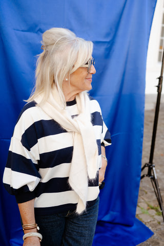 LISA SWEATER STRIPES NAVY