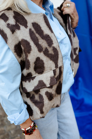 LOUIS JACKET LEOPARD