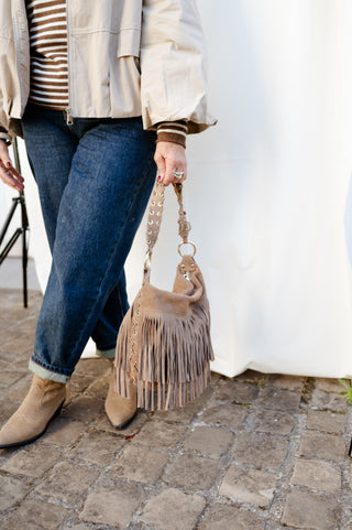 SCOTT FRINGE BAG SUEDE