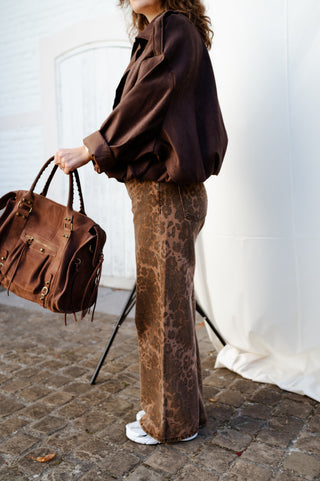 CELINE JEANS LEOPARD