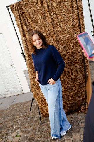 AMELIA CASHMERE KNIT NAVY