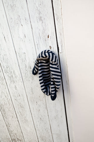 LUCA KNIT BANDANA BLUE/GREY