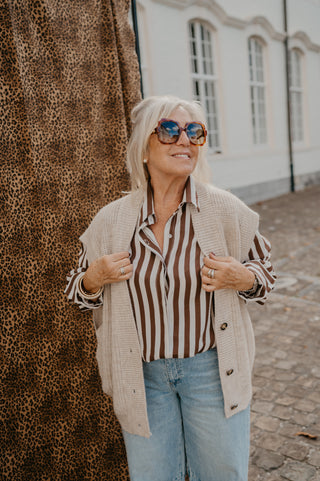 AMARA GILET BEIGE