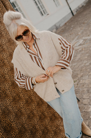 AMARA GILET BEIGE