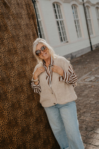 AMARA GILET BEIGE