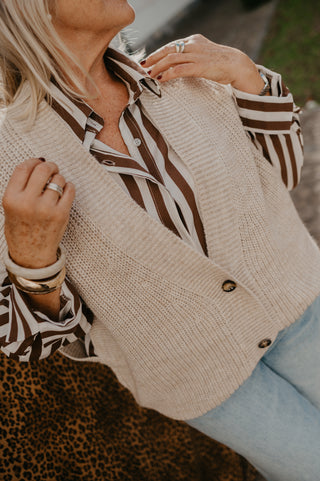 AMARA GILET BEIGE