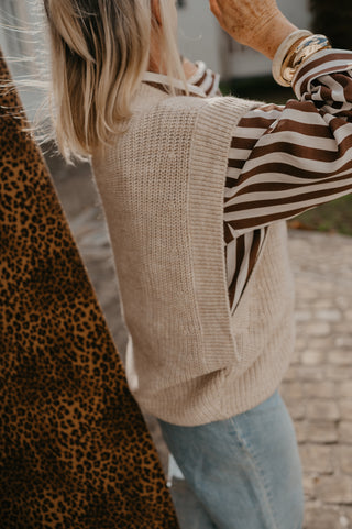 AMARA GILET BEIGE
