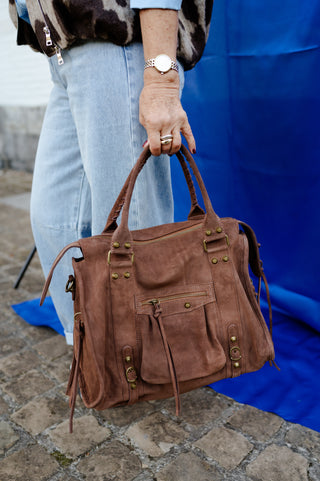 BROWN CITY BAG